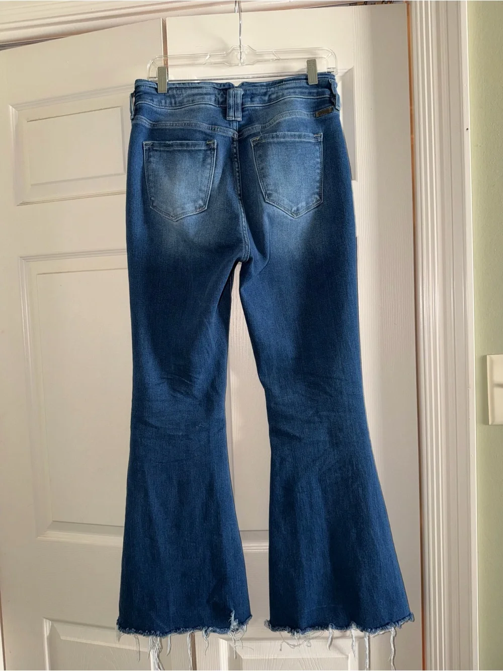 KanCan Dark Blue High-Rise Button-Fly Flare Jeans Women’s Size 29